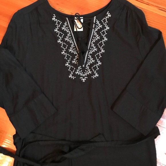 Black Tunic Dress - Picture 7 of 8
